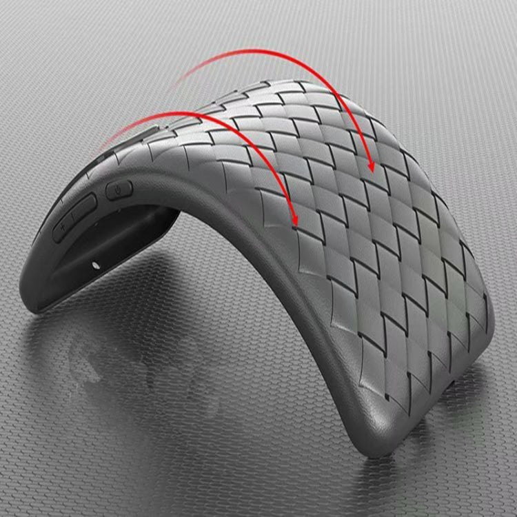 For Huawei P40 Non-Slip Classic Woven Pattern Breathable TPU Case