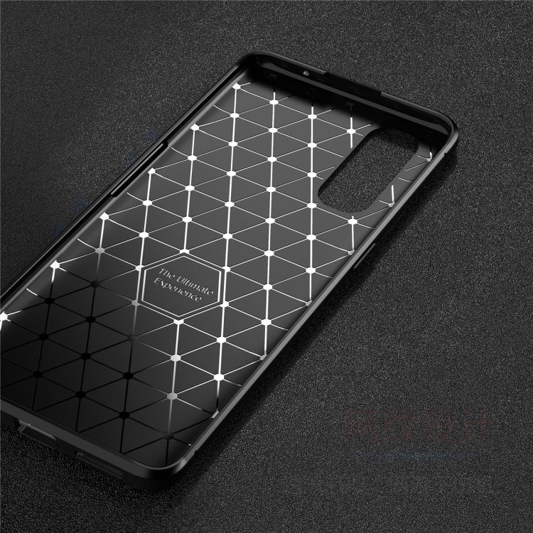 For OPPO Find X2 Carbon Fiber Texture Shockproof TPU Case