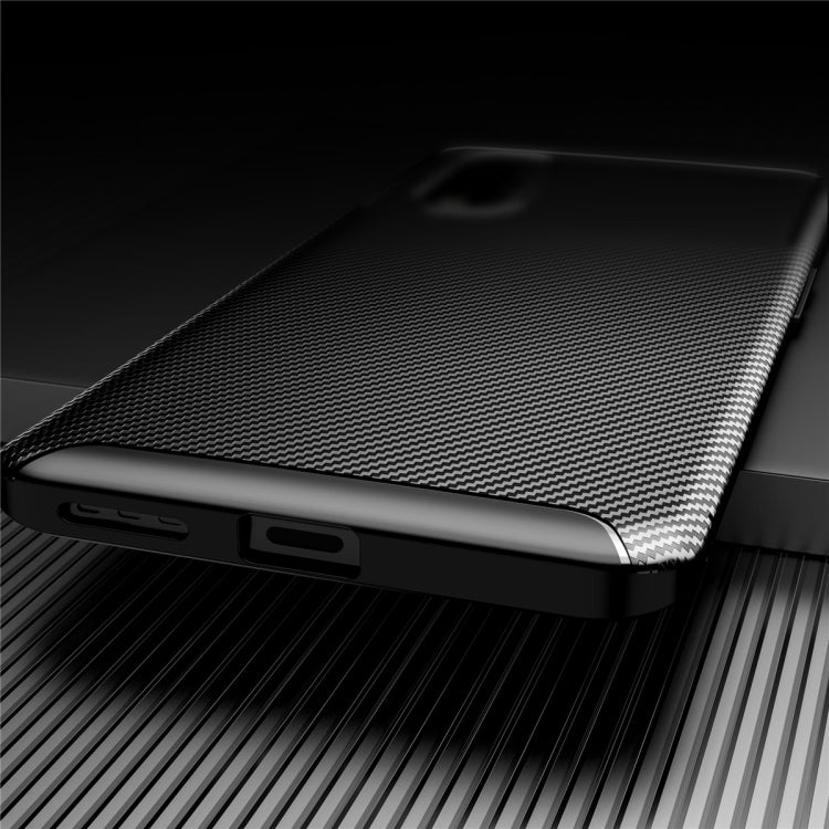For OPPO Find X2 Carbon Fiber Texture Shockproof TPU Case