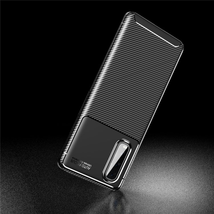 For OPPO Find X2 Carbon Fiber Texture Shockproof TPU Case
