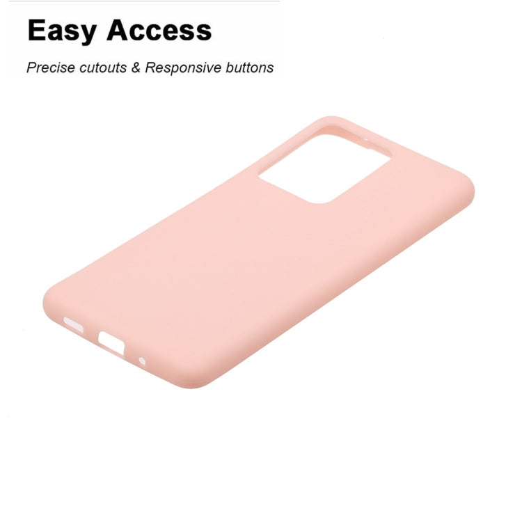 For Galaxy S20 Ultra Frosted Candy-Colored Ultra-thin TPU Phone Case