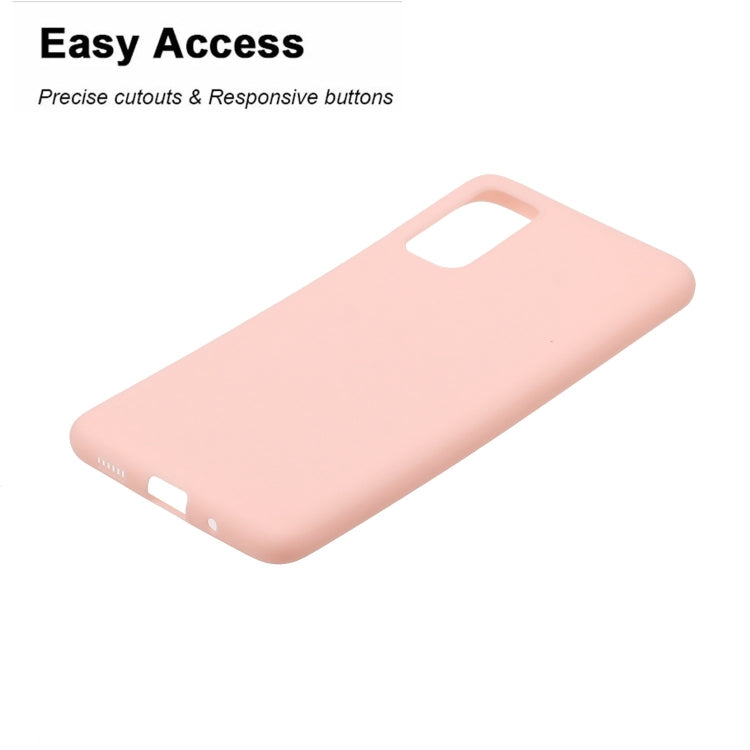 For Galaxy S20 Frosted Candy-Colored Ultra-thin TPU Phone Case