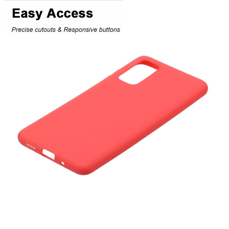 For Galaxy S20 Frosted Candy-Colored Ultra-thin TPU Phone Case