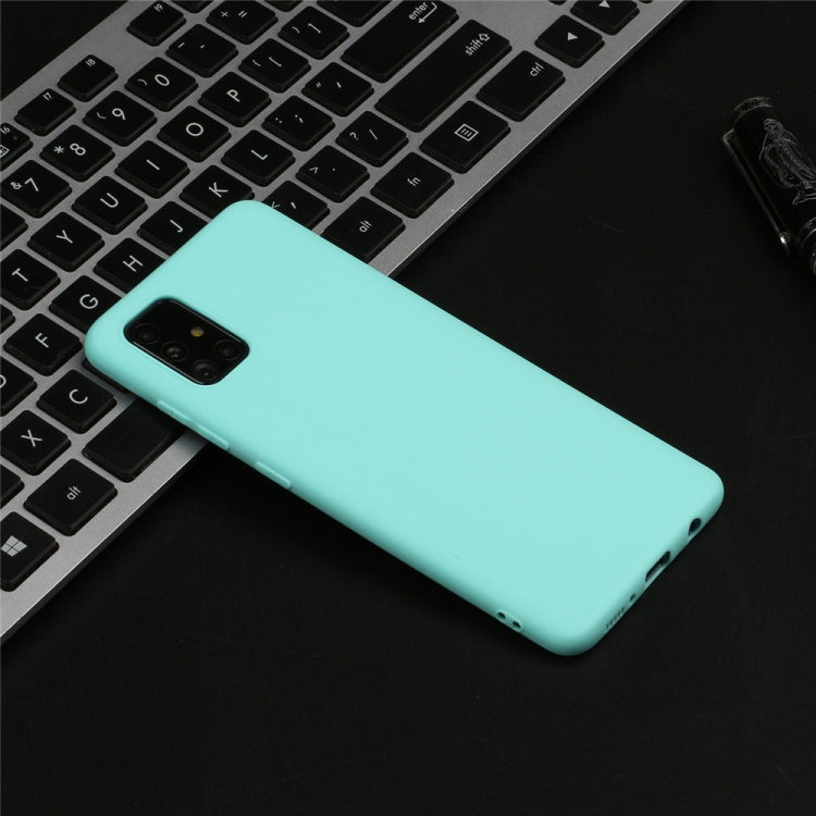 For Galaxy A51 Frosted Candy-Colored Ultra-thin TPU Phone Case