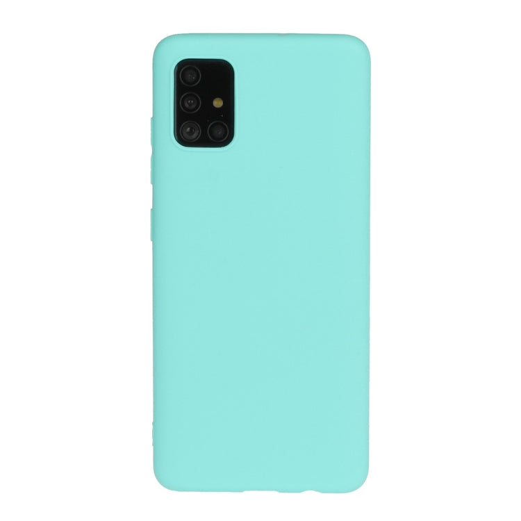 For Galaxy A71 Frosted Candy-Colored Ultra-thin TPU Phone Case