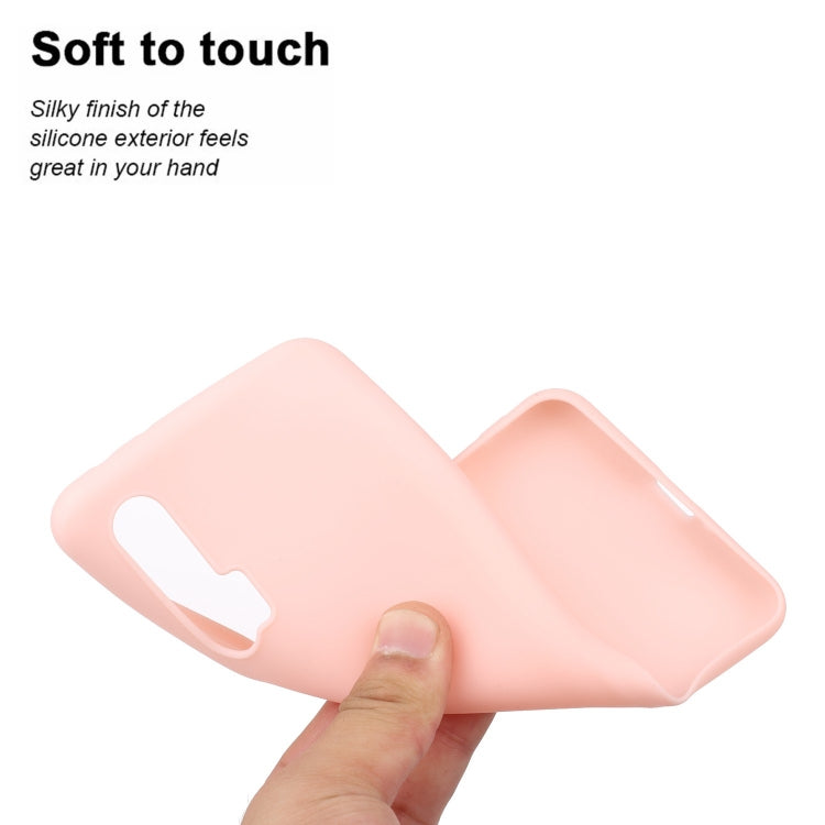 For Huawei Nova 6 Frosted Candy-Colored Ultra-thin TPU Phone Case