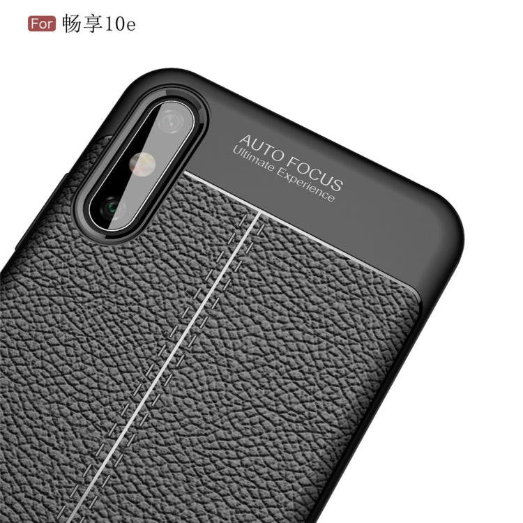 For Huawei Enjoy 10e Litchi Texture TPU Shockproof Case
