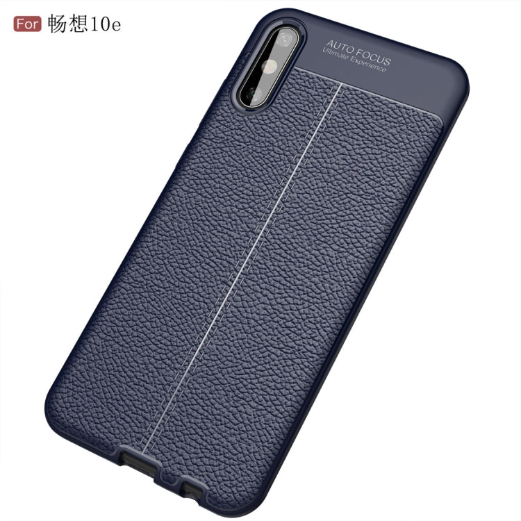 For Huawei Enjoy 10e Litchi Texture TPU Shockproof Case