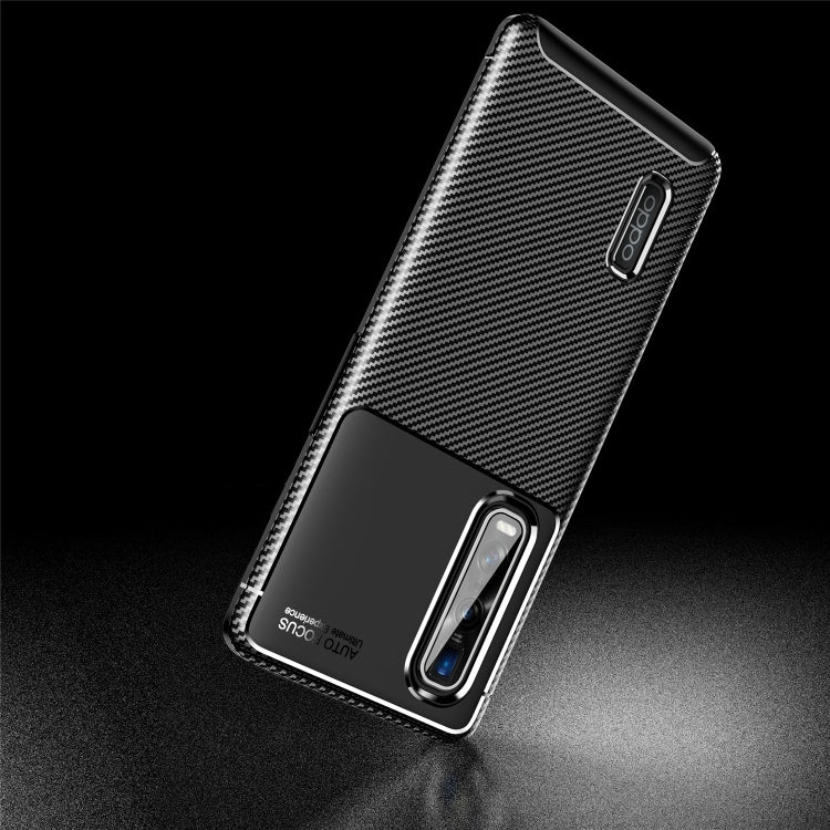 For OPPO Find X2 Pro Carbon Fiber Texture Shockproof TPU Case