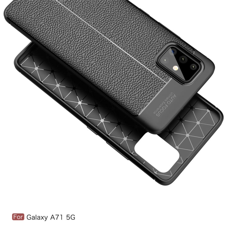 For Galaxy A71 5G Litchi Texture TPU Shockproof Case