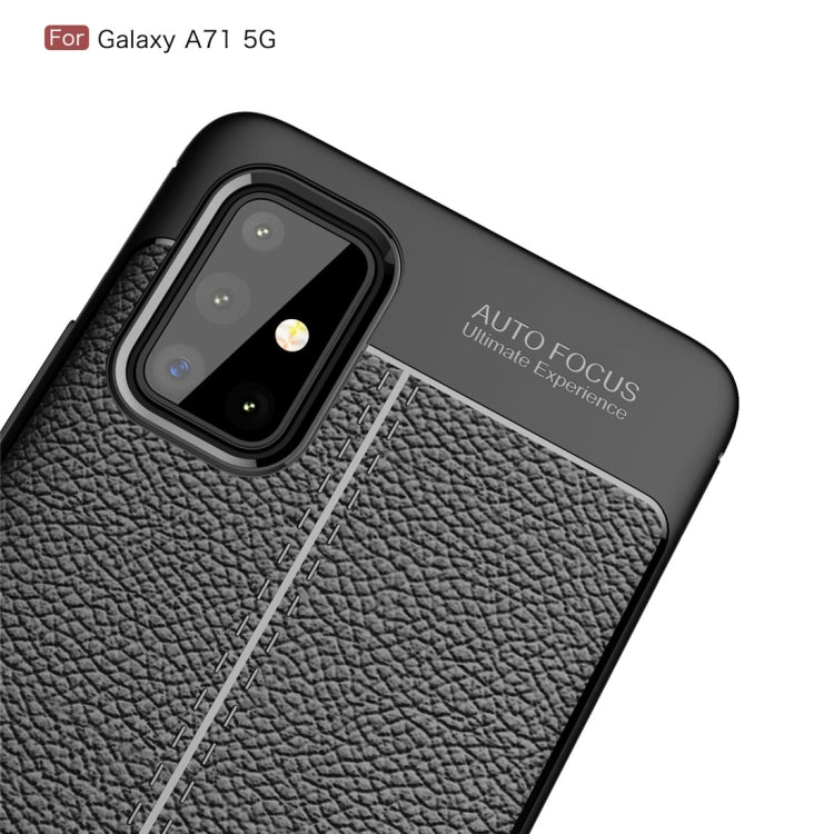 For Galaxy A71 5G Litchi Texture TPU Shockproof Case