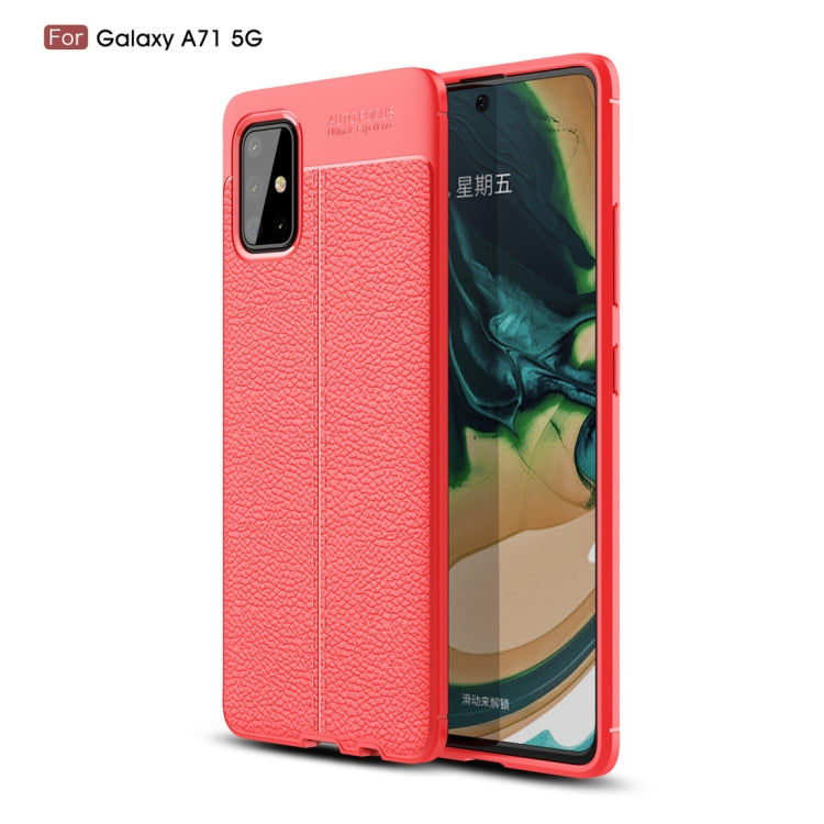 For Galaxy A71 5G Litchi Texture TPU Shockproof Case