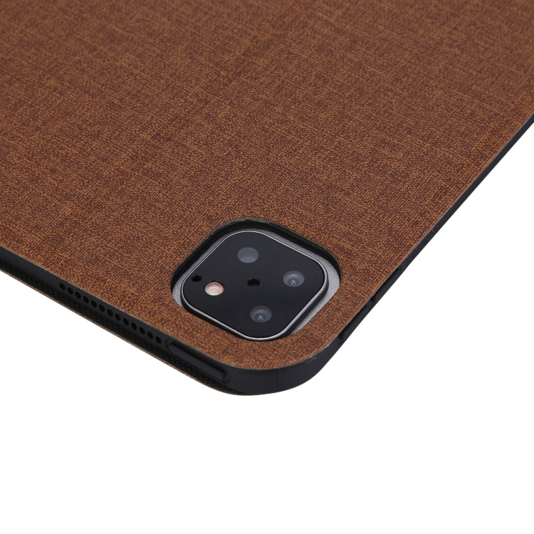 For iPad Pro 11 Inch (2020) Cloth Pattern + TPU Support Tablet Case With Sleep Function