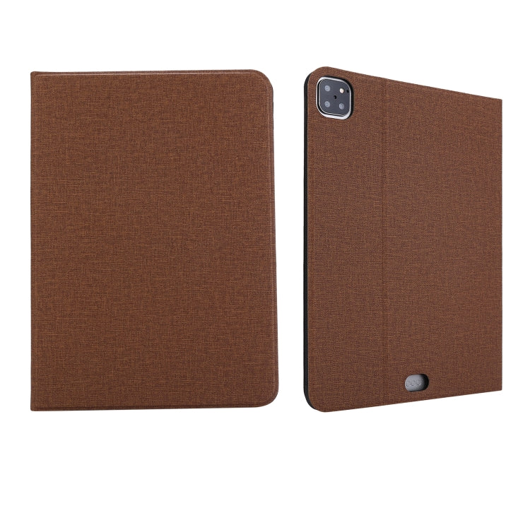 For iPad Pro 11 Inch (2020) Cloth Pattern + TPU Support Tablet Case With Sleep Function