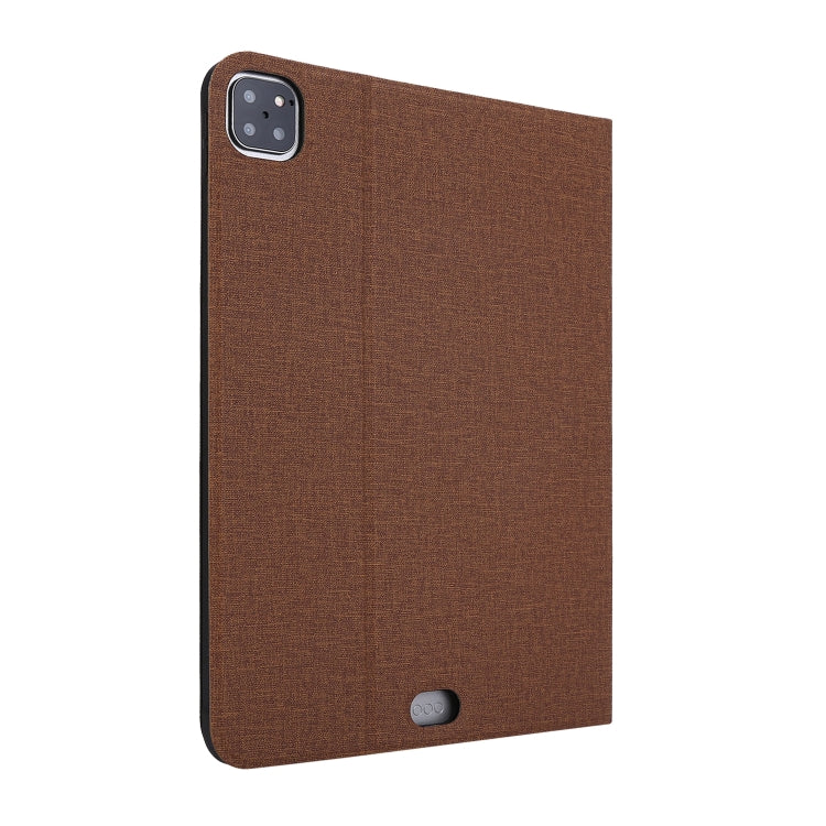 For iPad Pro 11 Inch (2020) Cloth Pattern + TPU Support Tablet Case With Sleep Function