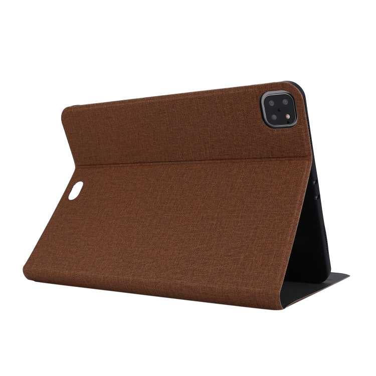 For iPad Pro 11 Inch (2020) Cloth Pattern + TPU Support Tablet Case With Sleep Function