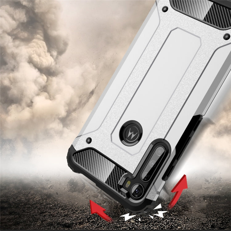 For Moto One Fusion Plus Magic Armor TPU + PC Combination Case