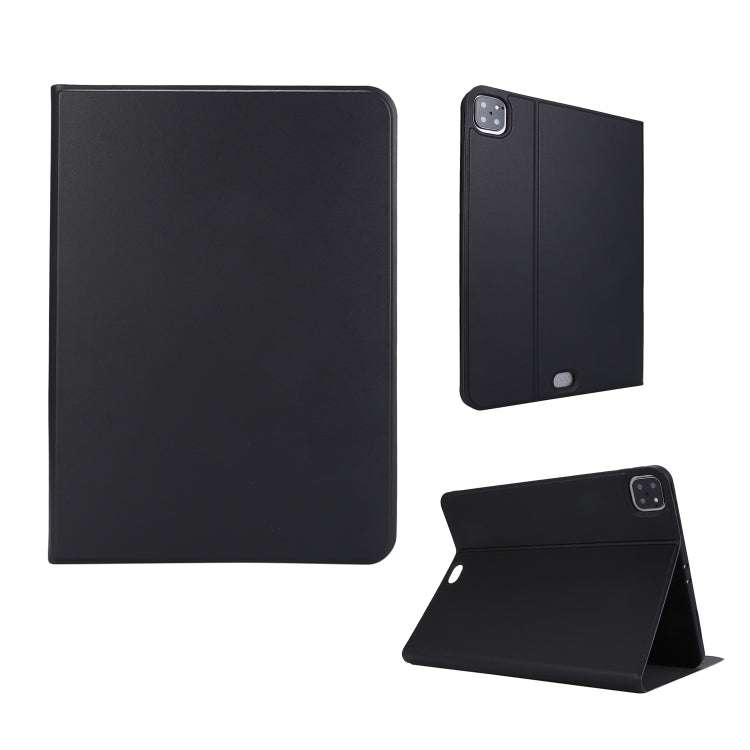 For iPad Pro 11 inch (2020) Voltage Plain Weave Stretch Leather + TPU Bracket Protective Holster With Sleep Function
