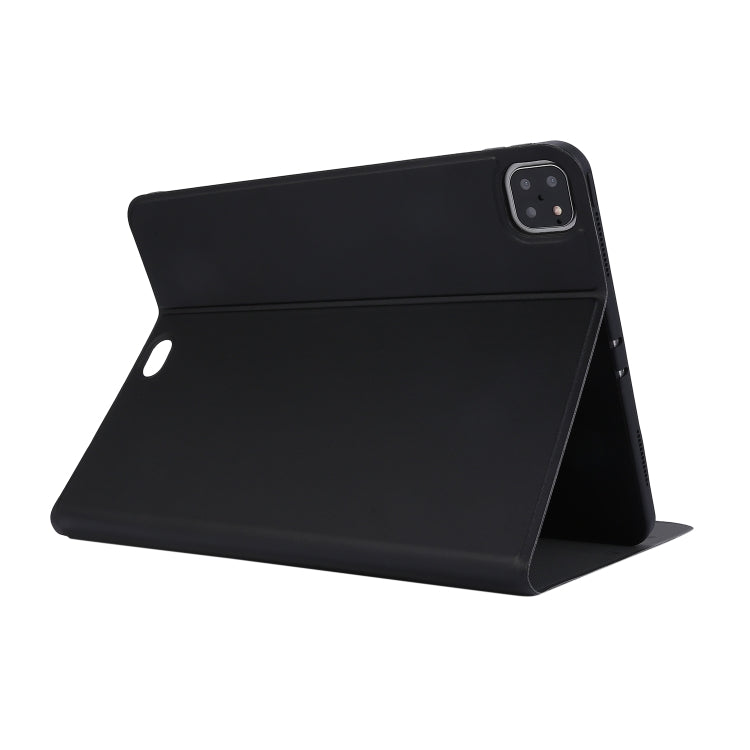 For iPad Pro 11 inch (2020) Voltage Plain Weave Stretch Leather + TPU Bracket Protective Holster With Sleep Function