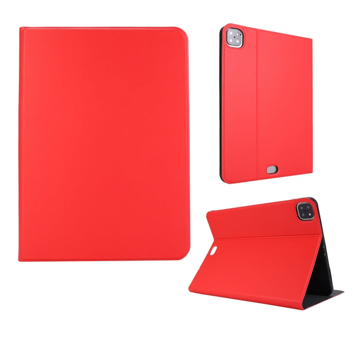 For iPad Pro 11 inch (2020) Voltage Plain Weave Stretch Leather + TPU Bracket Protective Holster With Sleep Function