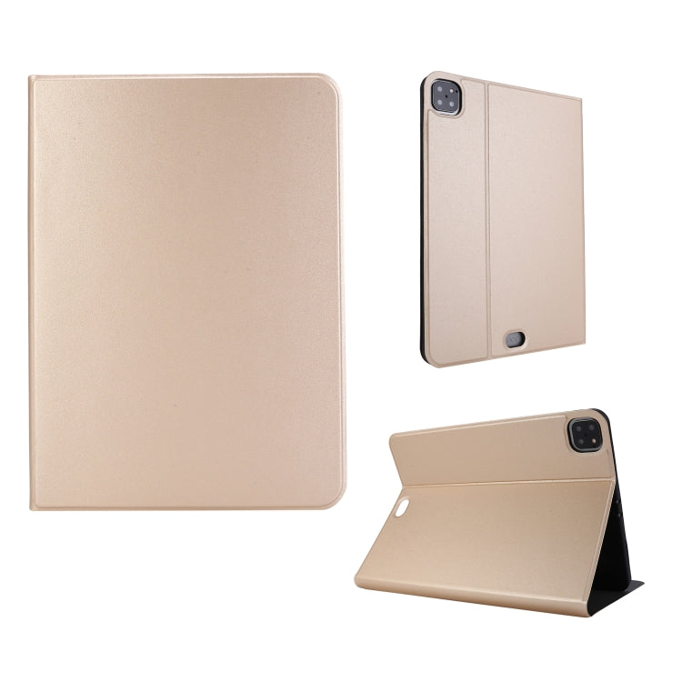 For iPad Pro 11 inch (2020) Voltage Plain Weave Stretch Leather + TPU Bracket Protective Holster With Sleep Function