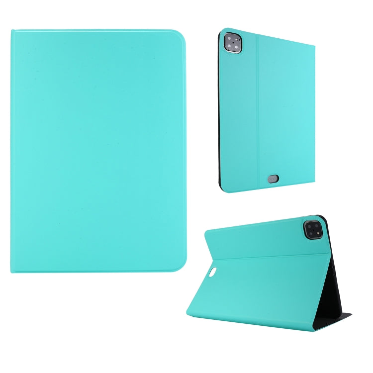 For iPad Pro 11 inch (2020) Voltage Plain Weave Stretch Leather + TPU Bracket Protective Holster With Sleep Function