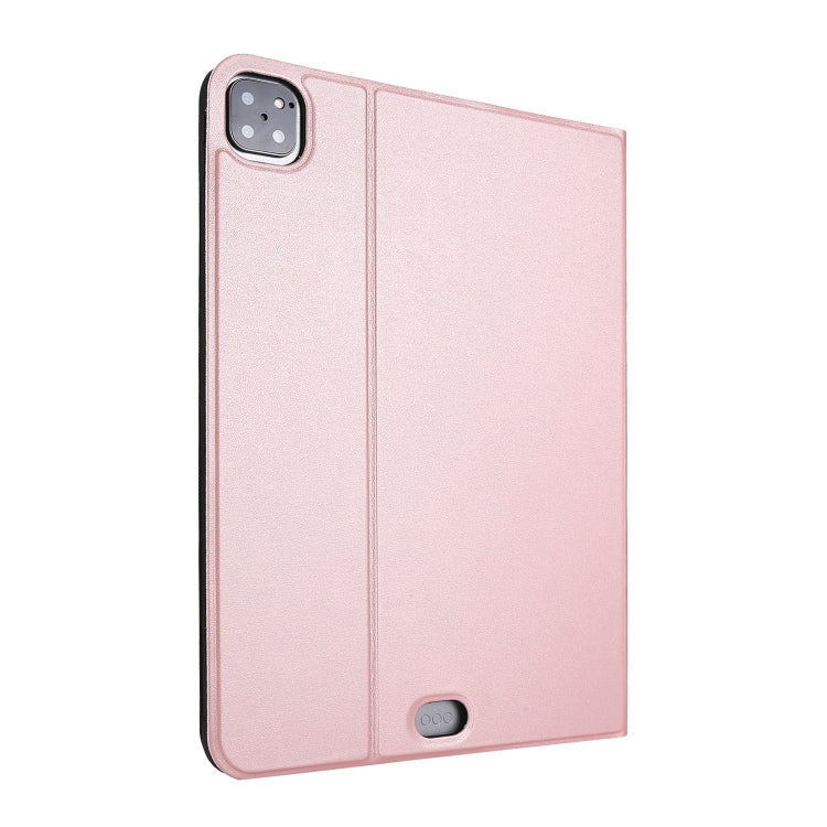 For iPad Pro 11 inch (2020) Voltage Plain Weave Stretch Leather + TPU Bracket Protective Holster With Sleep Function