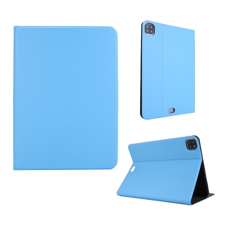 For iPad Pro 11 inch (2020) Voltage Plain Weave Stretch Leather + TPU Bracket Protective Holster With Sleep Function