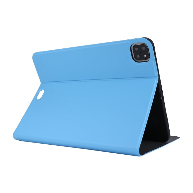For iPad Pro 11 inch (2020) Voltage Plain Weave Stretch Leather + TPU Bracket Protective Holster With Sleep Function