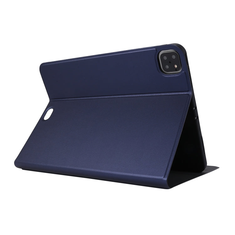For iPad Pro 11 inch (2020) Voltage Plain Weave Stretch Leather + TPU Bracket Protective Holster With Sleep Function