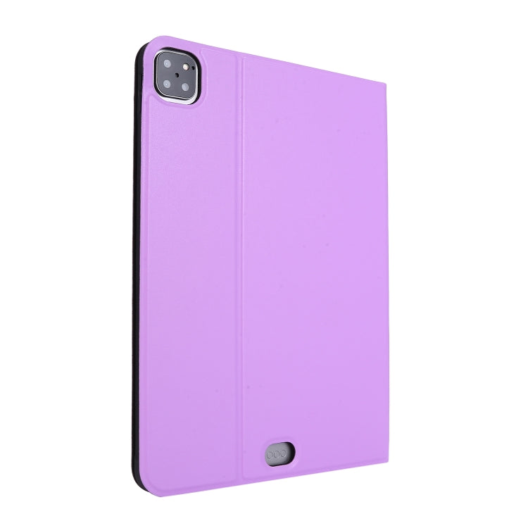 For iPad Pro 11 inch (2020) Voltage Plain Weave Stretch Leather + TPU Bracket Protective Holster With Sleep Function
