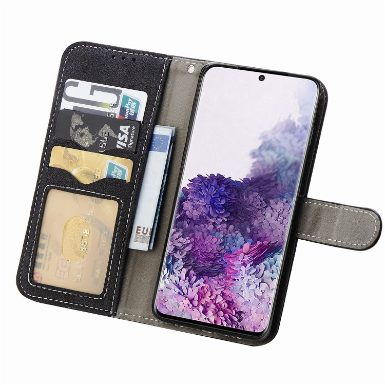 For Galaxy S20 Rotary Card Matte PU Leather Case with Card Slots & Photo Frame & Holder