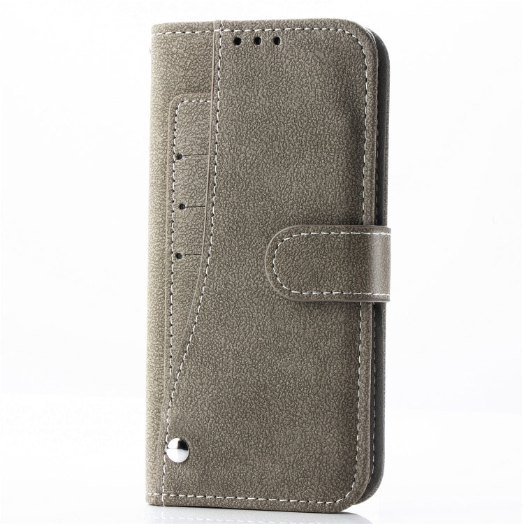 For Galaxy S20 Rotary Card Matte PU Leather Case with Card Slots & Photo Frame & Holder