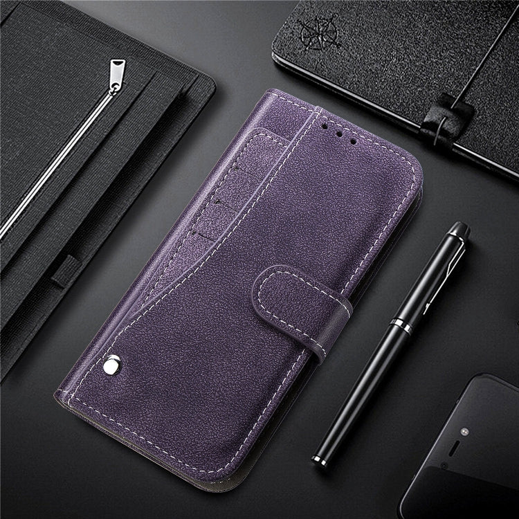 For Galaxy S20 Rotary Card Matte PU Leather Case with Card Slots & Photo Frame & Holder