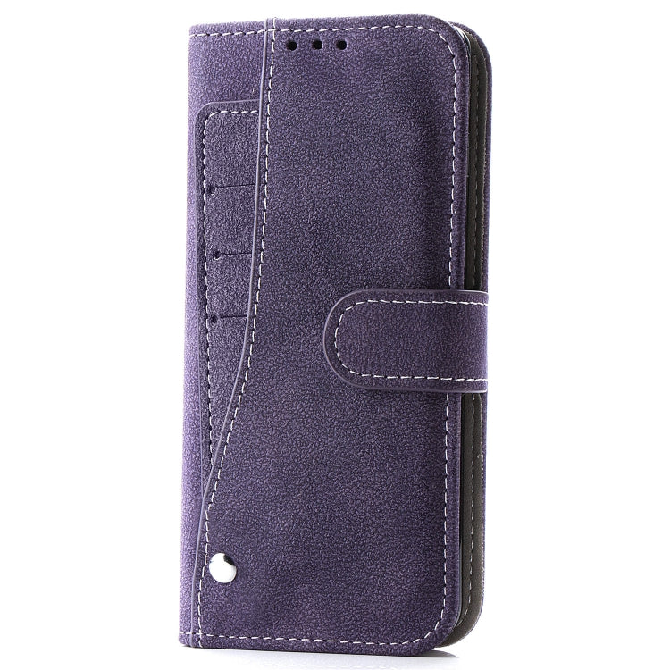 For Galaxy S20 Rotary Card Matte PU Leather Case with Card Slots & Photo Frame & Holder