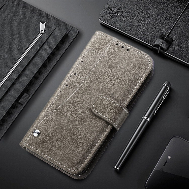 For Galaxy S20 Ultra Rotary Card Matte PU Leather Case with Card Slots & Photo Frame & Holder