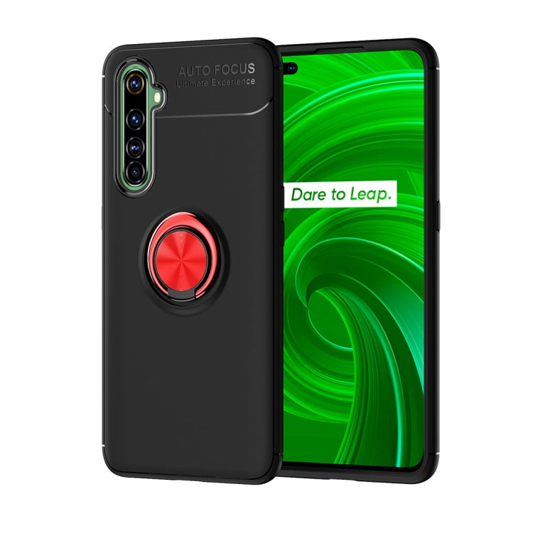 For OPPO Realme X50 Pro 5G Metal Ring Holder 360 Degree Rotating TPU Case