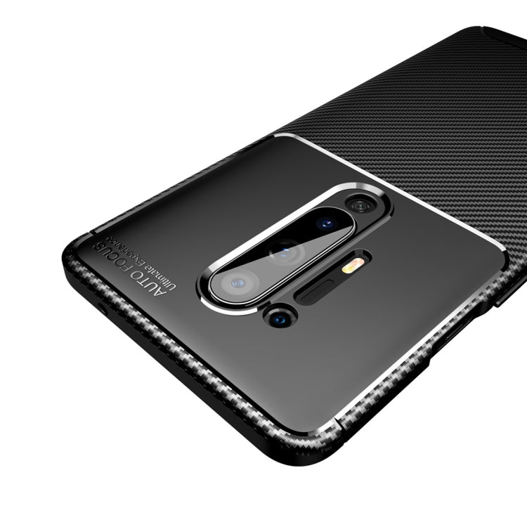 For One Plus 8 Pro Carbon Fiber Texture Shockproof TPU Case