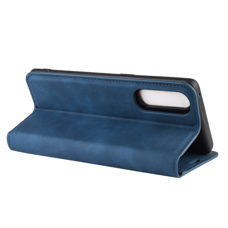 For Oppo Find X2 Retro-skin Business Magnetic Suction Leather Case with Holder & Card Slots & Wallet