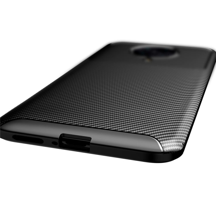 For Xiaomi Redmi K30 Pro Carbon Fiber Texture Shockproof TPU Case