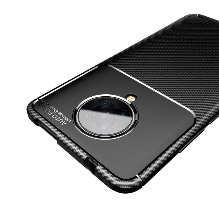 For Xiaomi Redmi K30 Pro Carbon Fiber Texture Shockproof TPU Case
