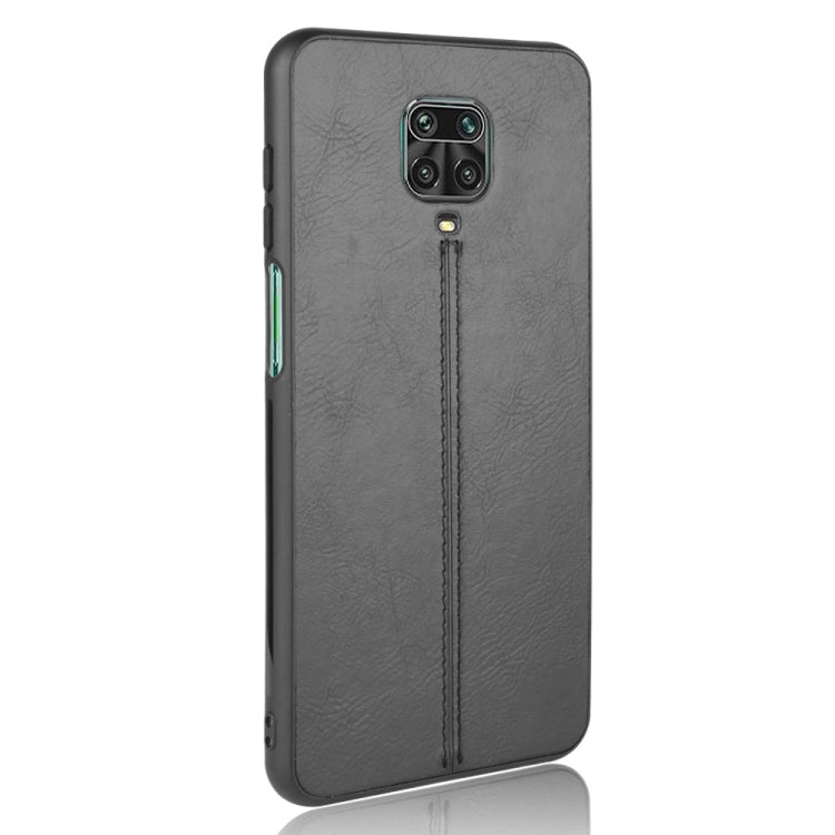 For Xiaomi Redmi Note 9 Pro / Note 9s / Note 9 Pro Max Shockproof Sewing Cow Pattern Skin PC + PU + TPU Case