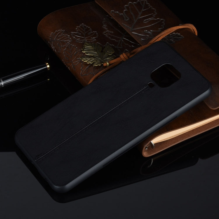For Xiaomi Redmi Note 9 Pro / Note 9s / Note 9 Pro Max Shockproof Sewing Cow Pattern Skin PC + PU + TPU Case
