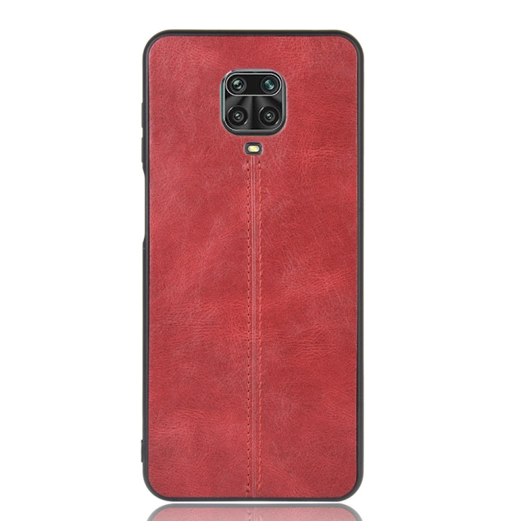 For Xiaomi Redmi Note 9 Pro / Note 9s / Note 9 Pro Max Shockproof Sewing Cow Pattern Skin PC + PU + TPU Case