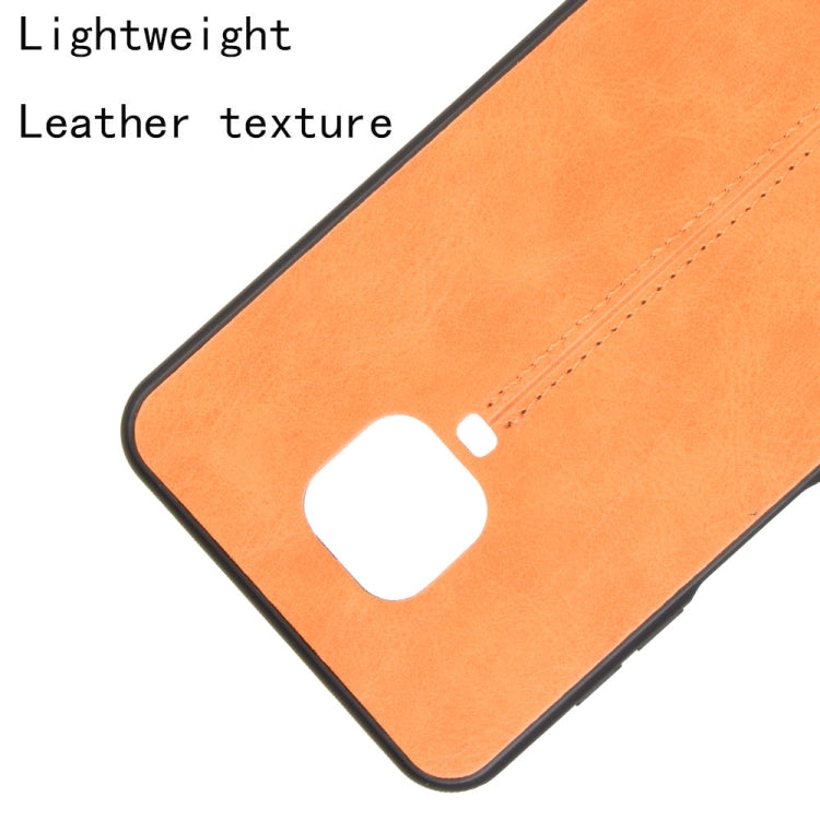 For Xiaomi Redmi Note 9 Pro / Note 9s / Note 9 Pro Max Shockproof Sewing Cow Pattern Skin PC + PU + TPU Case