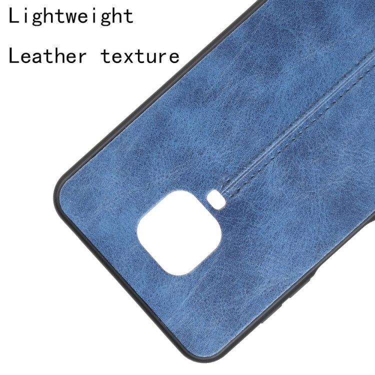 For Xiaomi Redmi Note 9 Pro / Note 9s / Note 9 Pro Max Shockproof Sewing Cow Pattern Skin PC + PU + TPU Case