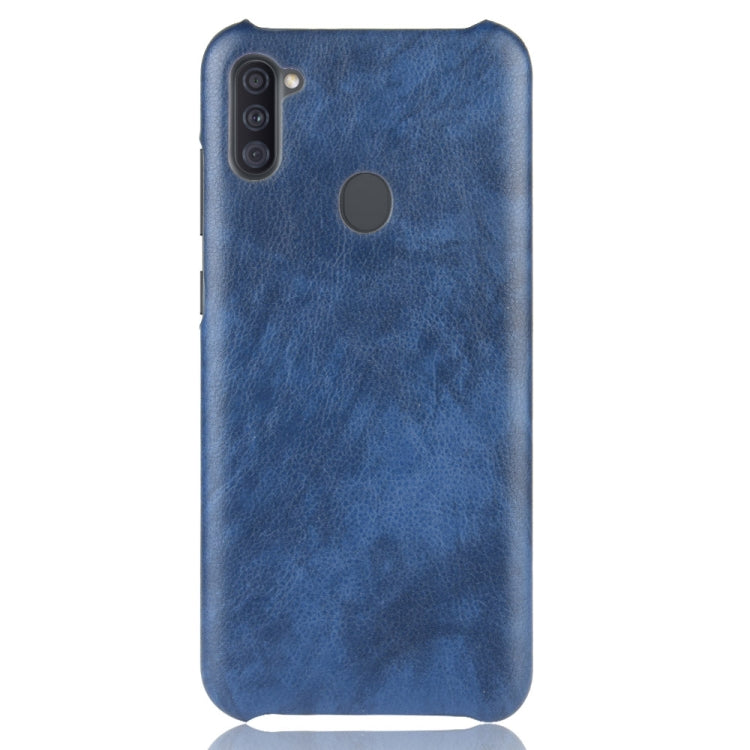 For Galaxy M11 Shockproof Litchi Texture PC + PU Case