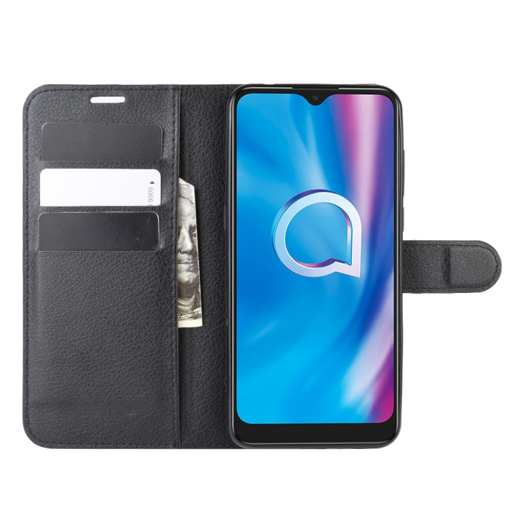 For alcatel 1S (2020) Litchi Texture Horizontal Flip Protective Case with Holder & Card Slots & Wallet