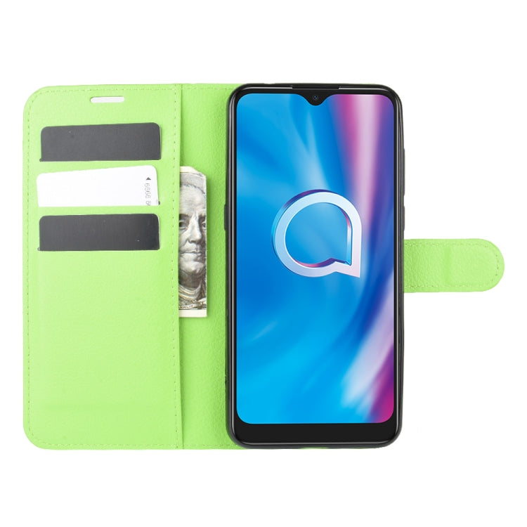 For alcatel 1S (2020) Litchi Texture Horizontal Flip Protective Case with Holder & Card Slots & Wallet