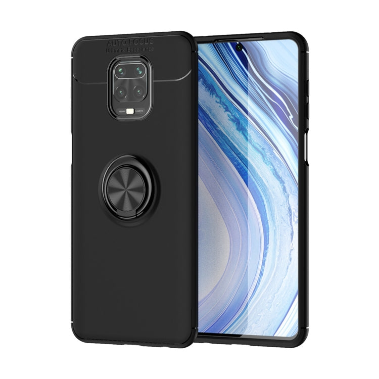 For Xiaomi Redmi Note 9 Pro Max Metal Ring Holder 360 Degree Rotating TPU Case